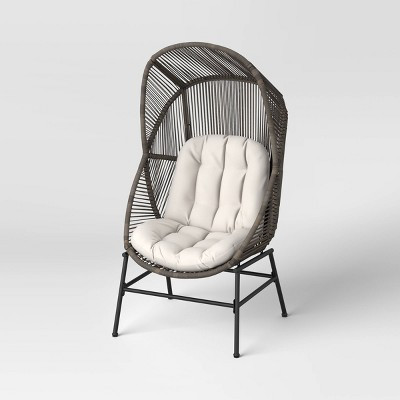 Latigo Patio Statement Egg Chair Gray - Threshold™ | Target