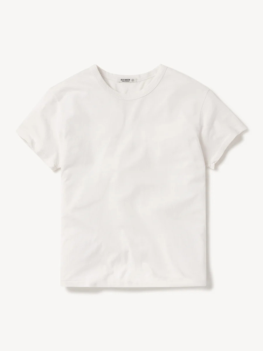 White Slub Easy Crew - Buck Mason- Modern American Classics | Buck Mason