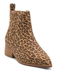 Suede Nina Booties For Women, Leather/Suede | TJ Maxx