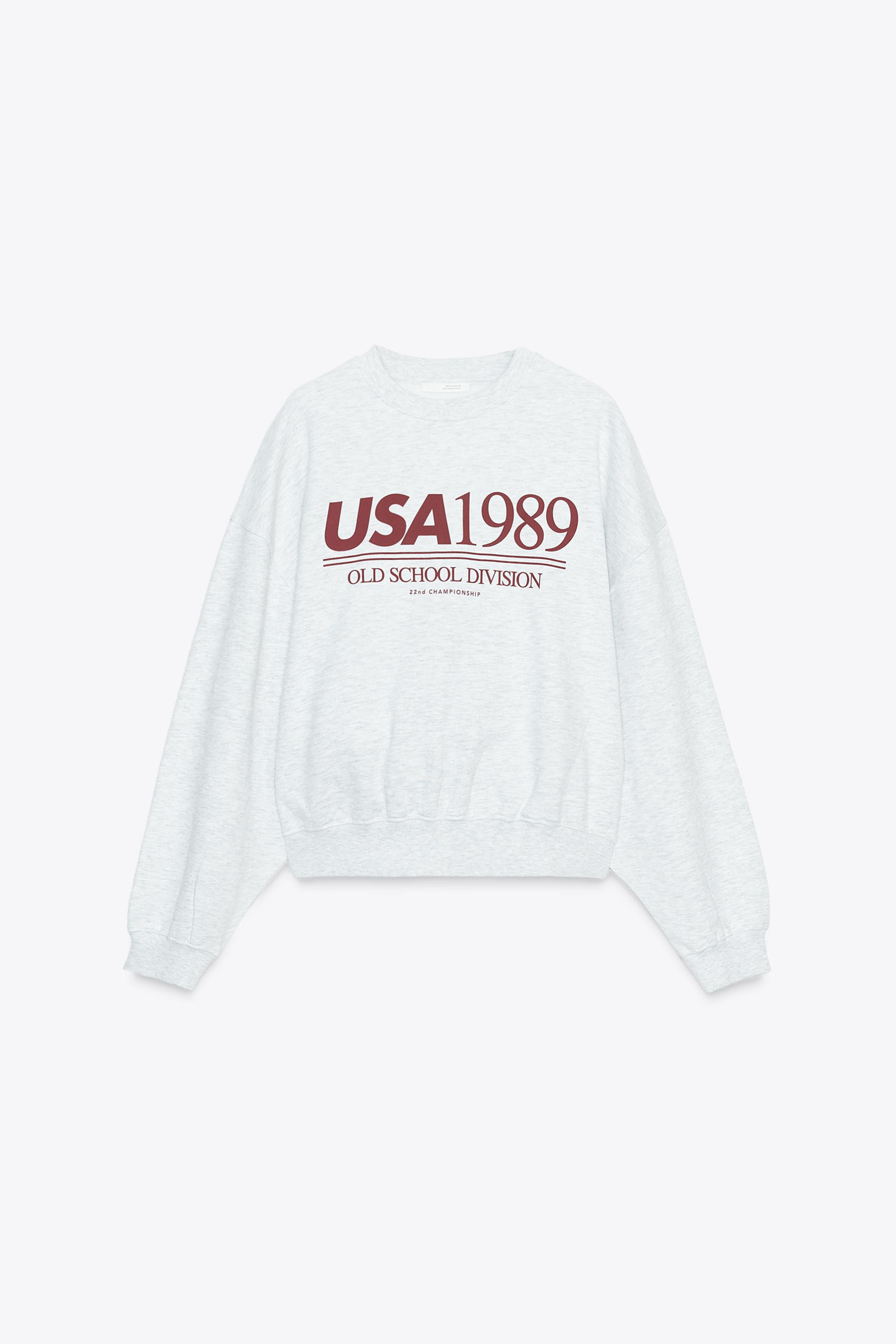 SLOGAN SWEATSHIRT | Zara UK
