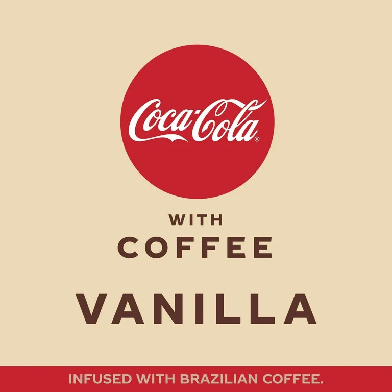 Coca-Cola with Coffee Vanilla Cans, 12 fl oz, 4 Pack | Walmart (US)