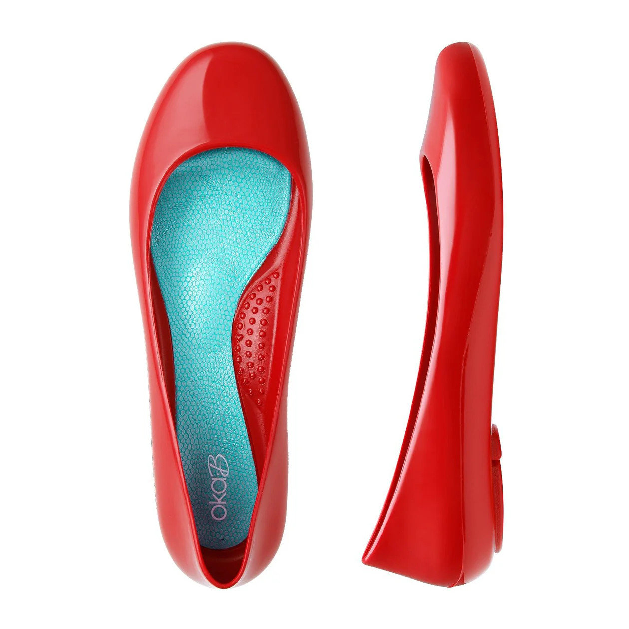 Taylor Shiny Ballet Flat | Comfortable Ballet Flats | Oka-B Shoes | Oka-B