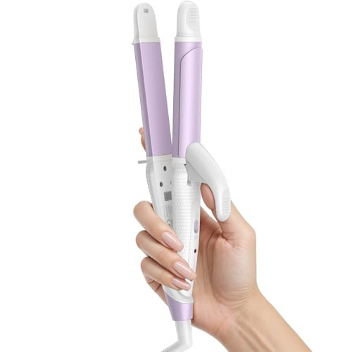 Europe Travel Curling Iron Mini: Dual Voltage Curling Iron for Traveling - Mini Travel Curling Iron 1 Inch Purple 390℉ | Amazon (US)