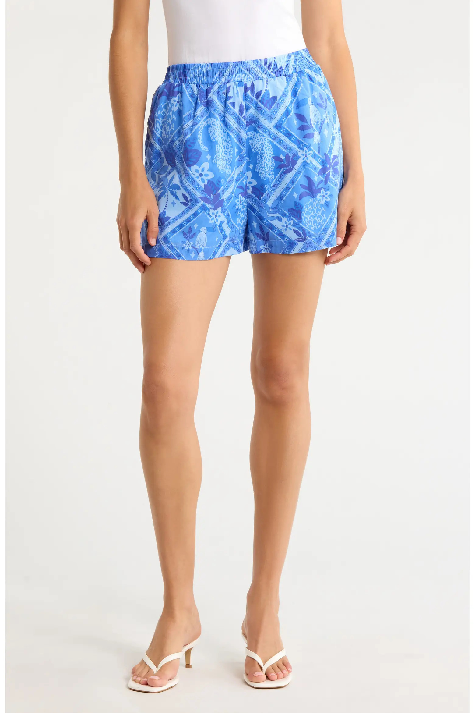 Kaidy Tropical High Waisted Shorts (Women) | Nordstrom | Nordstrom