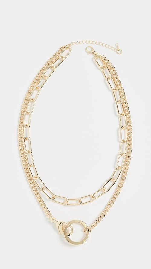 Jules Smith Lobster Claw Pendant Necklace | SHOPBOP | Shopbop