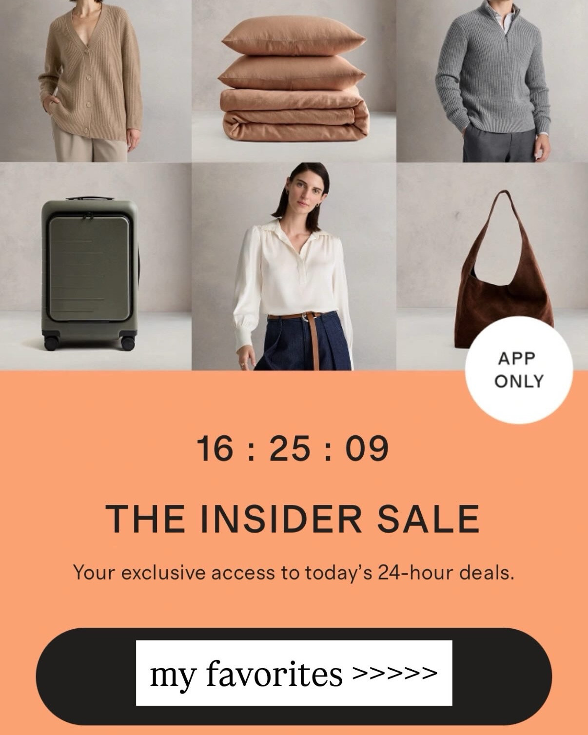 Quince Insider Sale - TODAY ONLY!

@Quince 

#LTKSaleAlert #LTKHome #LTKTravel