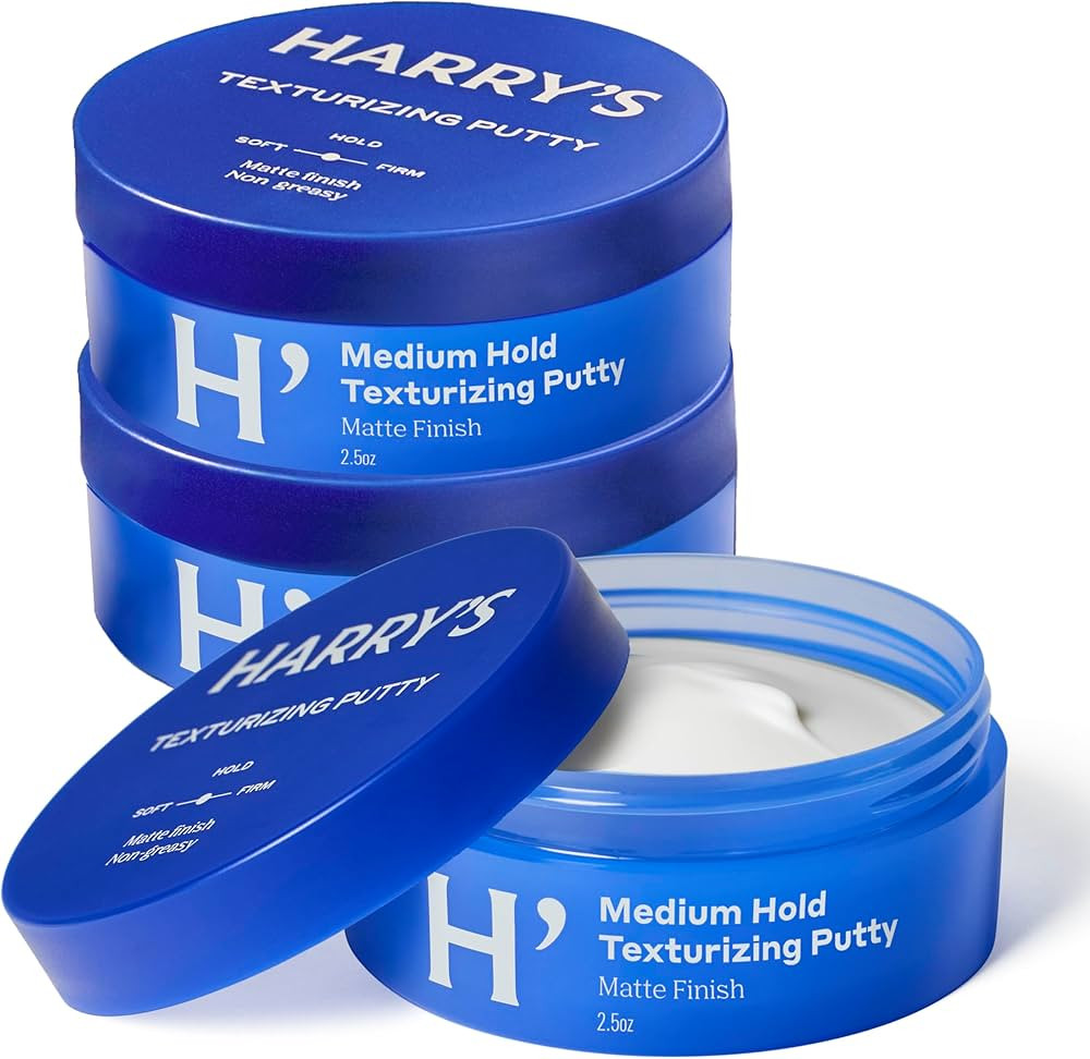 Harry's Texturizing Hair Putty, Mens Hair Styling Products, 2.5 Fl Oz, 3 Pack | Amazon (US)