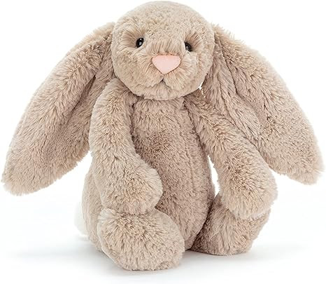 Jellycat Bashful Beige Bunny Stuffed Animal, Medium 12 inches - Rabbit and Bunny Plush Toy - Clas... | Amazon (US)