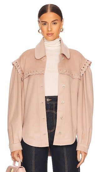 Clementine Jacket in Light Pink | Revolve Clothing (Global)