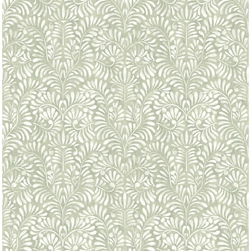 Cedric Modern Non-Pasted,Unpasted Floral Wallpaper | Birch Lane