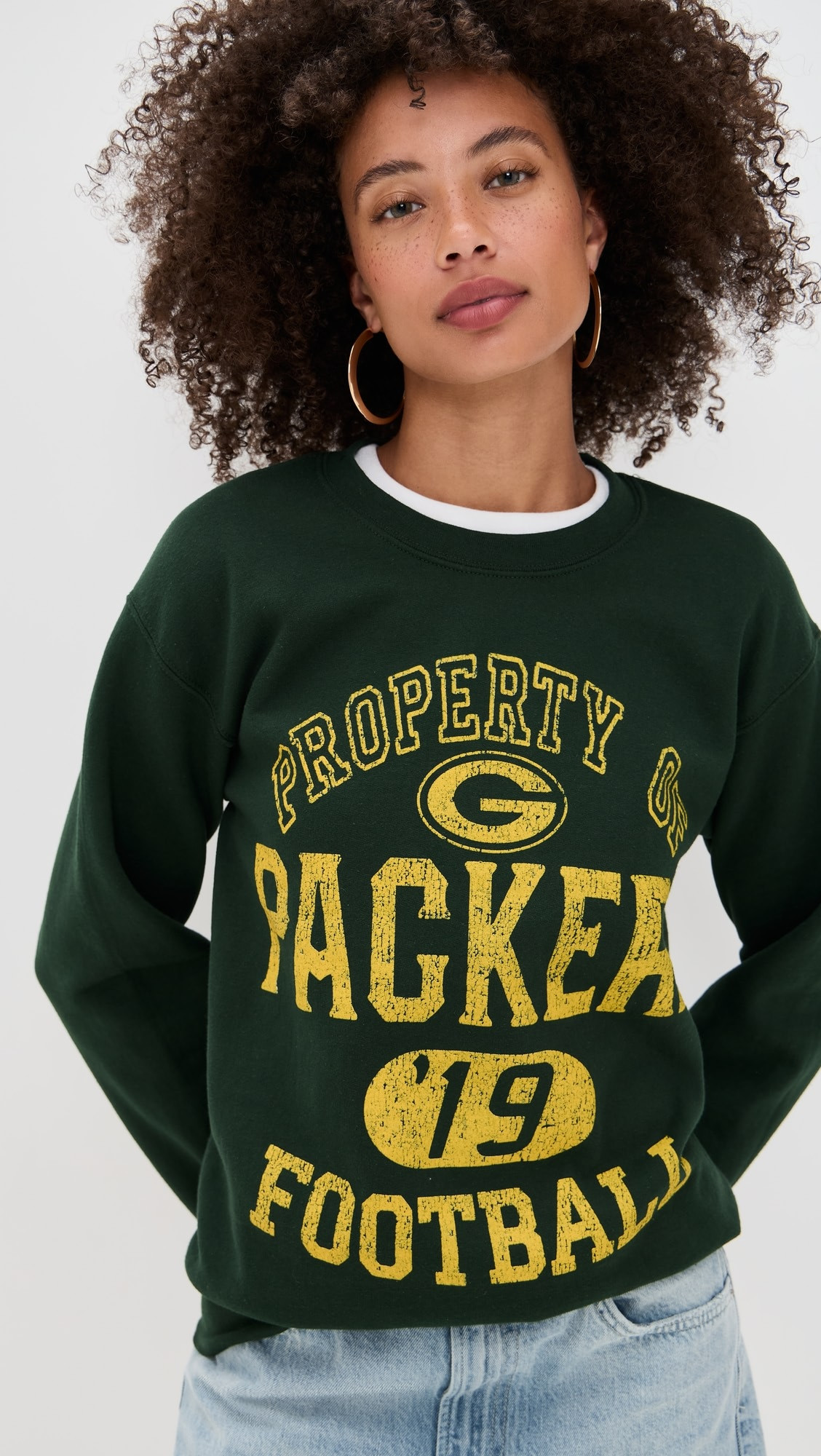Packers Property Crew Fleece Sweatshirt | Shopbop