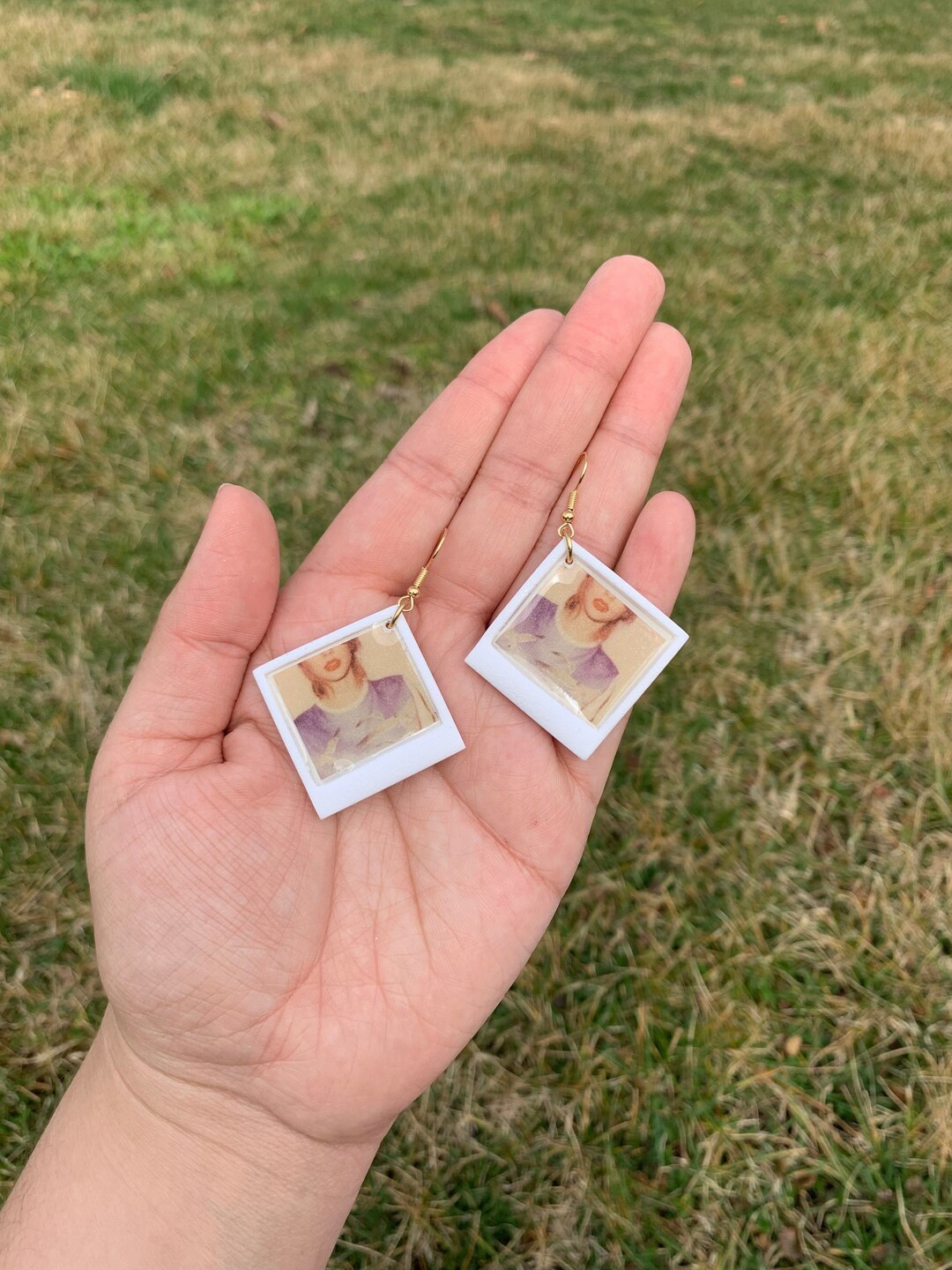 Taylor Swift 1989 Polaroid / Polymer Clay Earrings | Etsy (US)