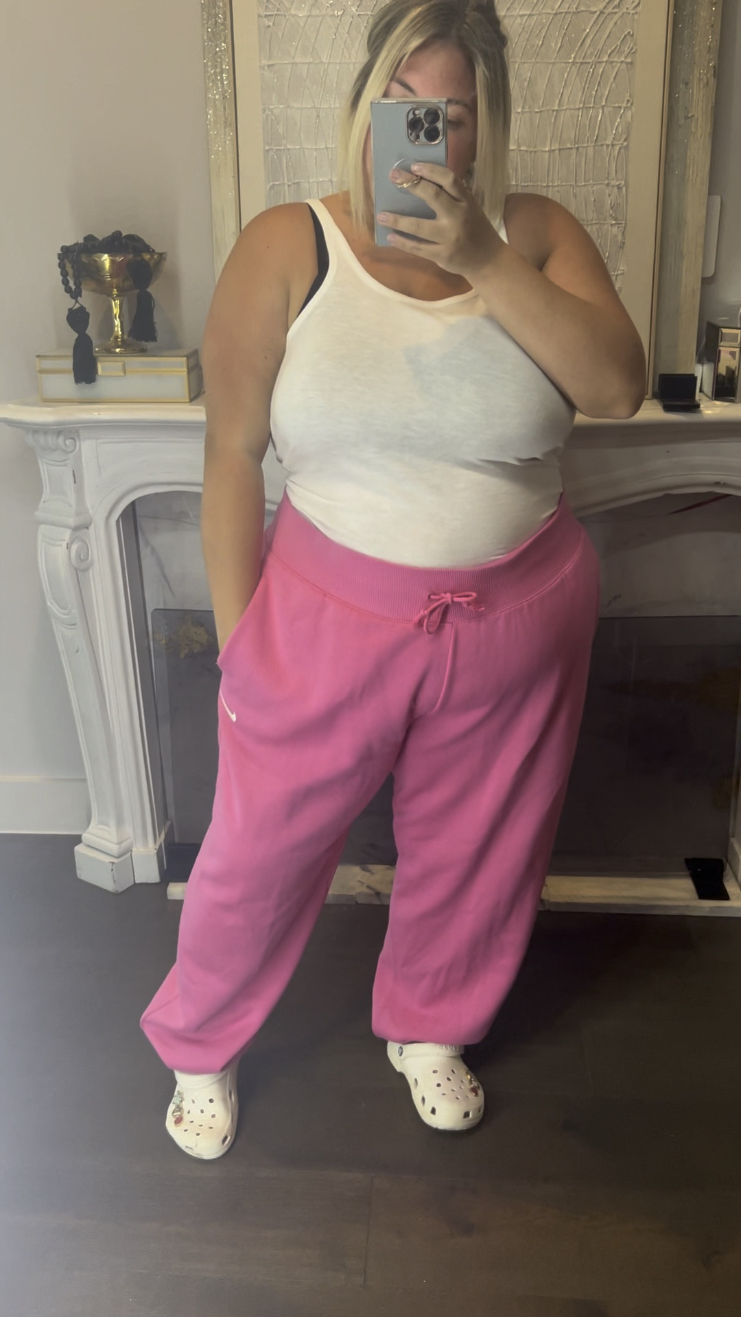 Casual date night outfit. Like VERY CASUAL 😝

Size XL tank
Size xxl sweats 

#LTKunder50 #LTKxNSale #LTKsalealert