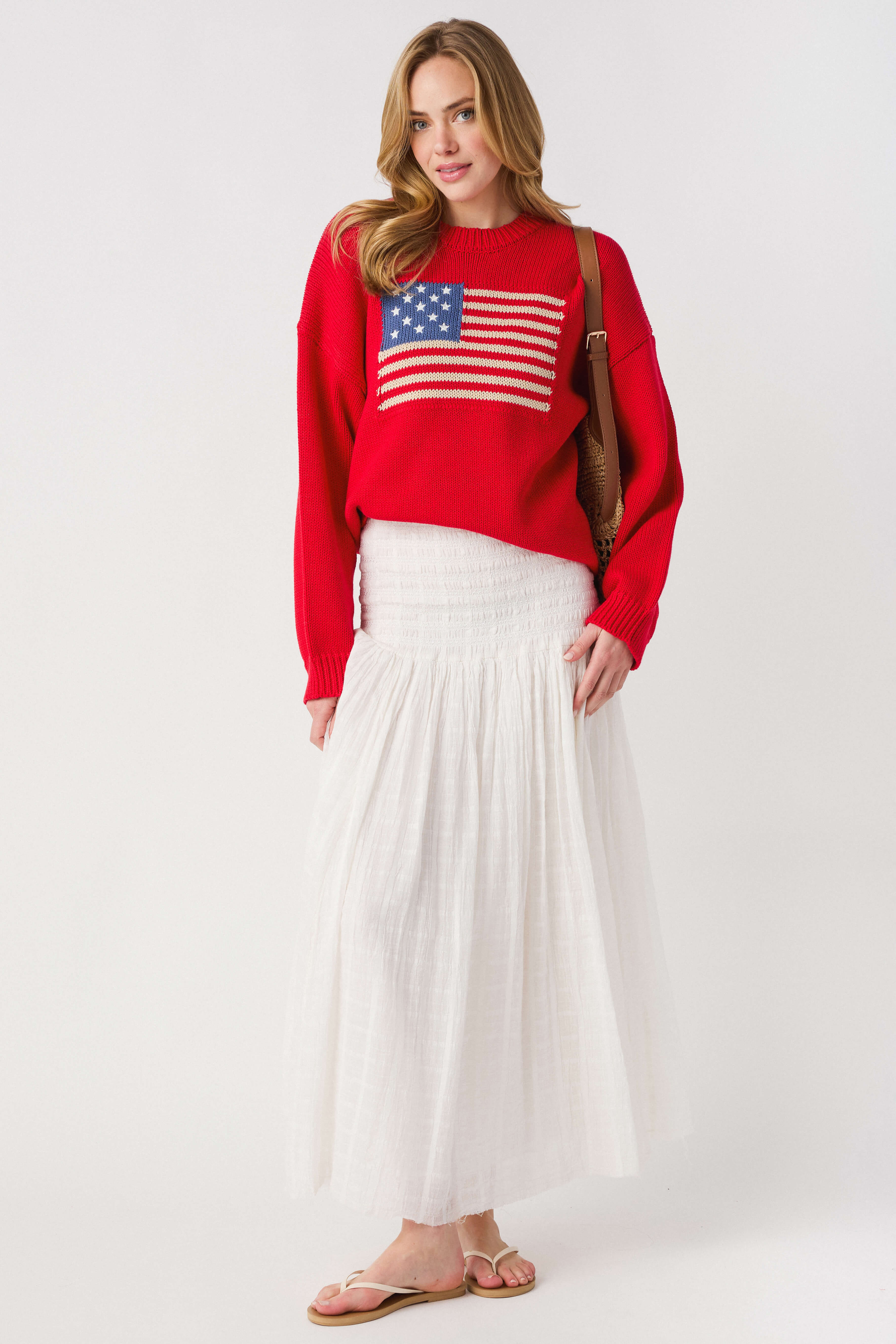 By Together Flag Crewneck Sweater | Social Threads