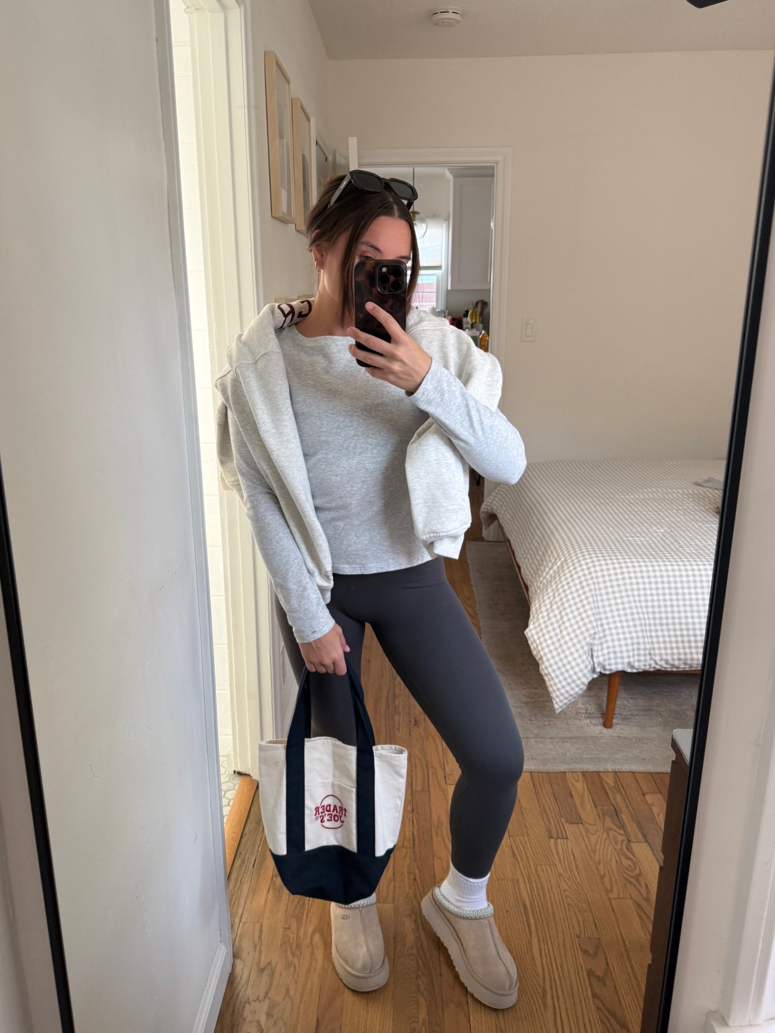 Errands ootd in comfy grey basics 

#LTKootd #LTKdayinmylife #LTKgrwm