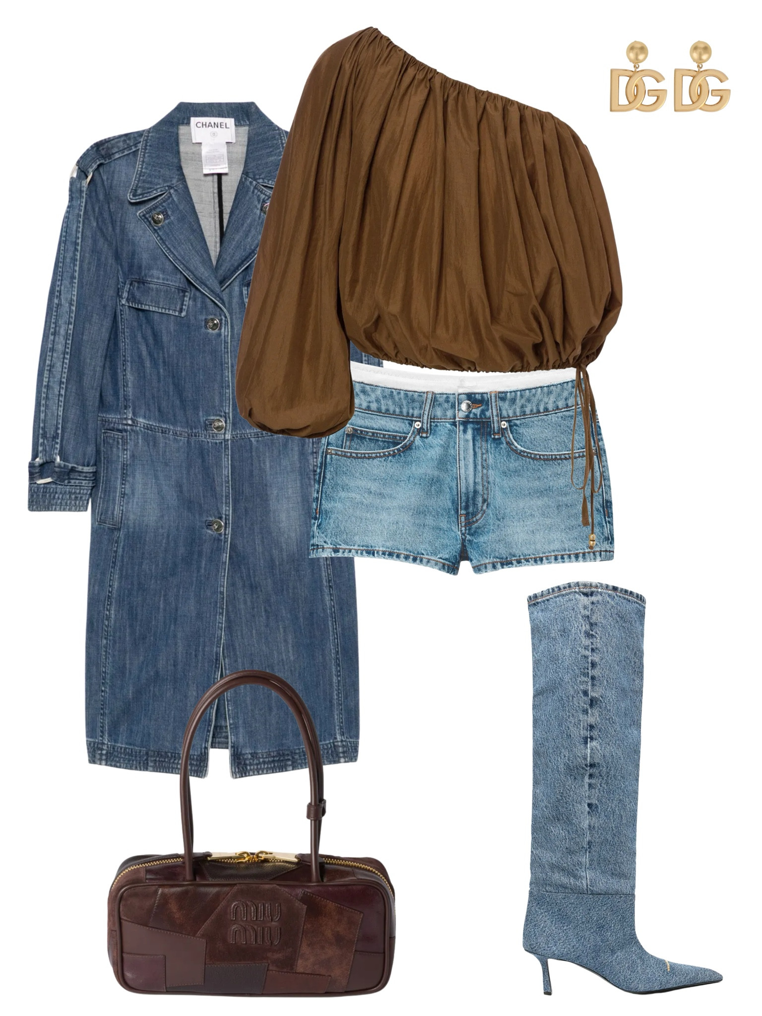 Last minute outfit idea, denim coat outfit idea

#LTKStyleTip #LTKSeasonal #LTKItBag