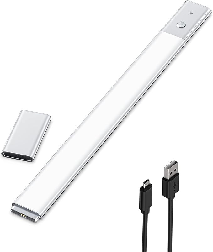 EZVALO LED Closet Light, 48LED Battery Operated Lights Motion Sensor Light Rechargeable Under Cab... | Amazon (US)