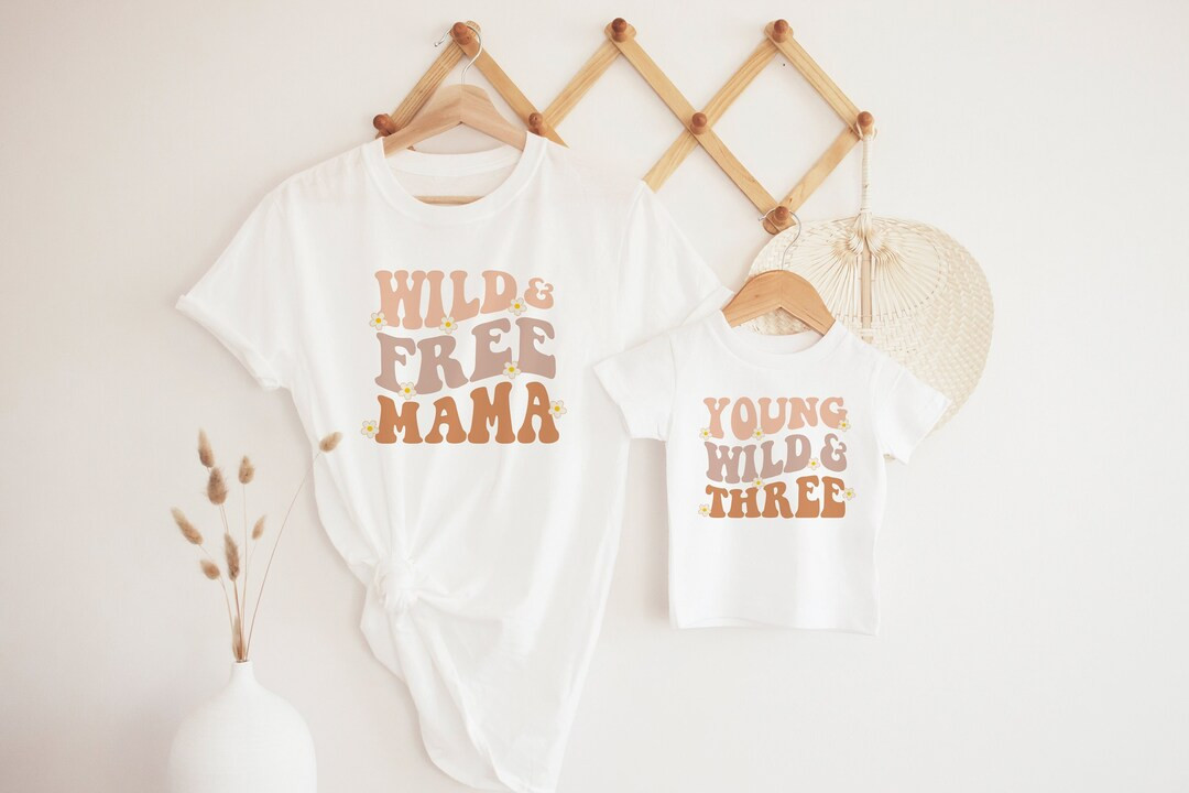 Young Wild and Three Shirt, 3rd Birthday Shirt, Retro Kids Shirt, Boho Toddler Tee, 70s Hippie Bi... | Etsy (US)