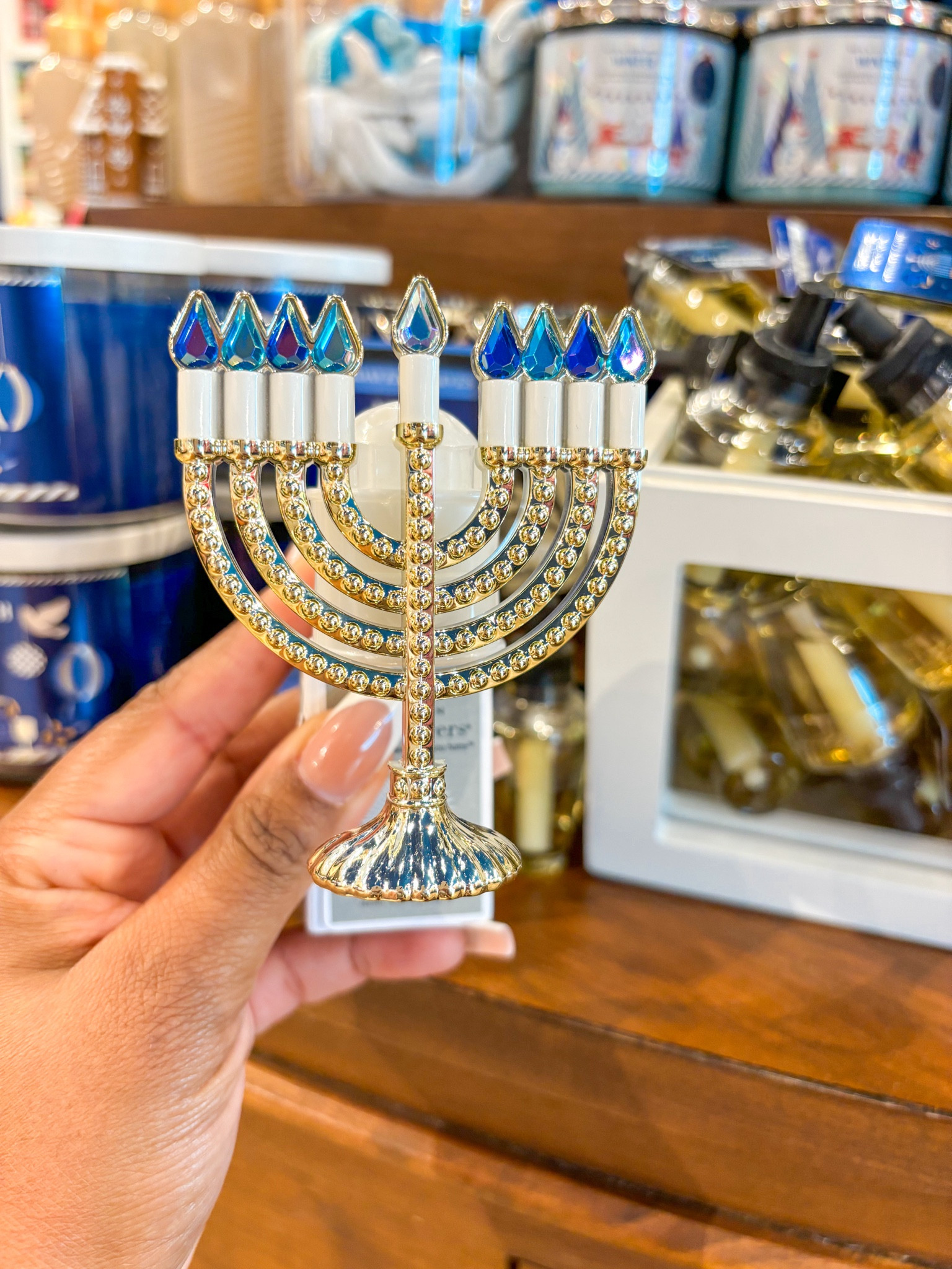 Hanukkah is coming too and Bath and Body has the cutest menorah plug in! #Hanukah 
#menorah 

#LTKHoliday #LTKHome #LTKFindsUnder50