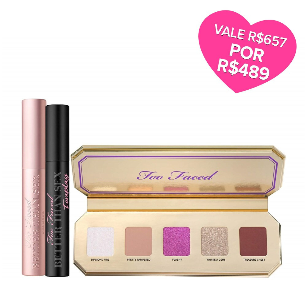 Kit de Natal - Paleta de Sombras, Primer e Máscara de Cílios | TooFaced Brazil E-commerce Site | Too Faced (BR)