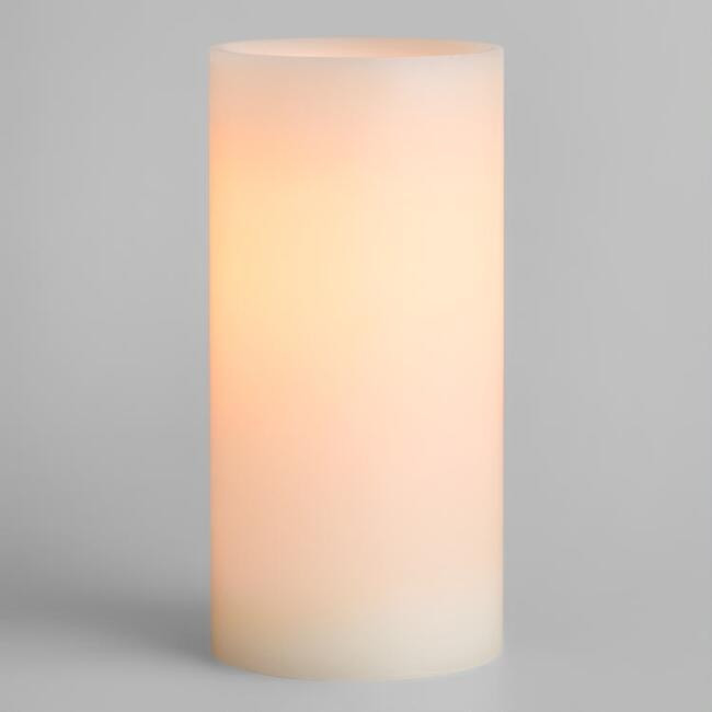 3x6 Ivory Flameless LED Pillar Candle | World Market