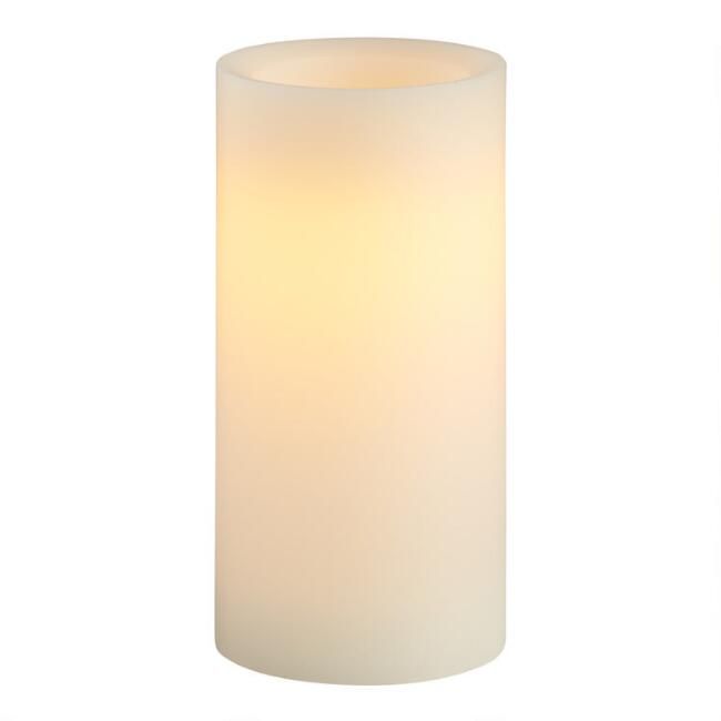 3x6 Ivory Flameless LED Pillar Candle | World Market