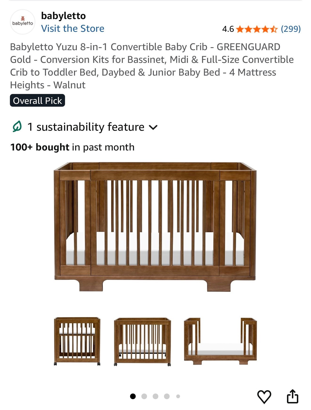 The perfect crib! 

#LTKKids #LTKBaby #LTKBump