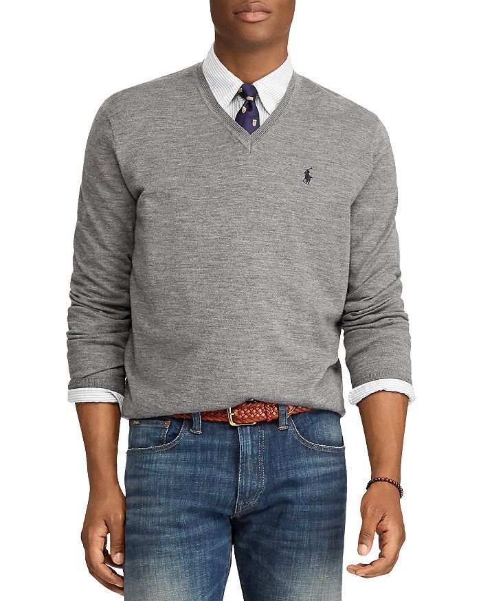 Polo Ralph Lauren Merino Wool V-Neck Sweater Men - Bloomingdale's | Bloomingdale's (US)