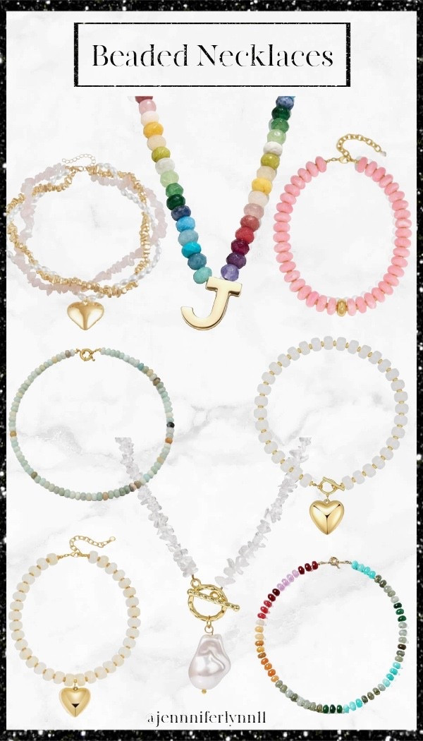 Beaded necklaces are trending right now + for good reason. Such a fun way to add a pop of color for the spring + summer season! 

#LTKSeasonal #LTKTravel