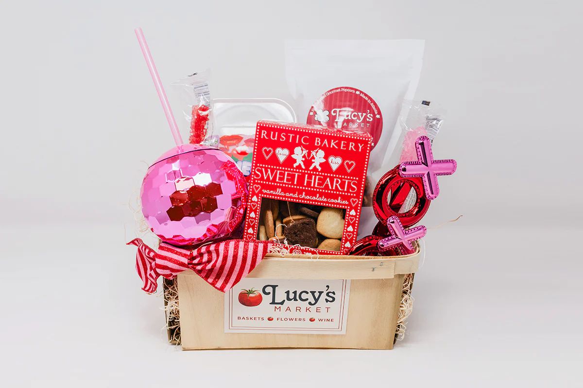 Sweets & Treats Valentine Basket | Lucy's Market