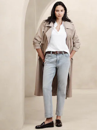 Linen-Blend Polo | Banana Republic Factory