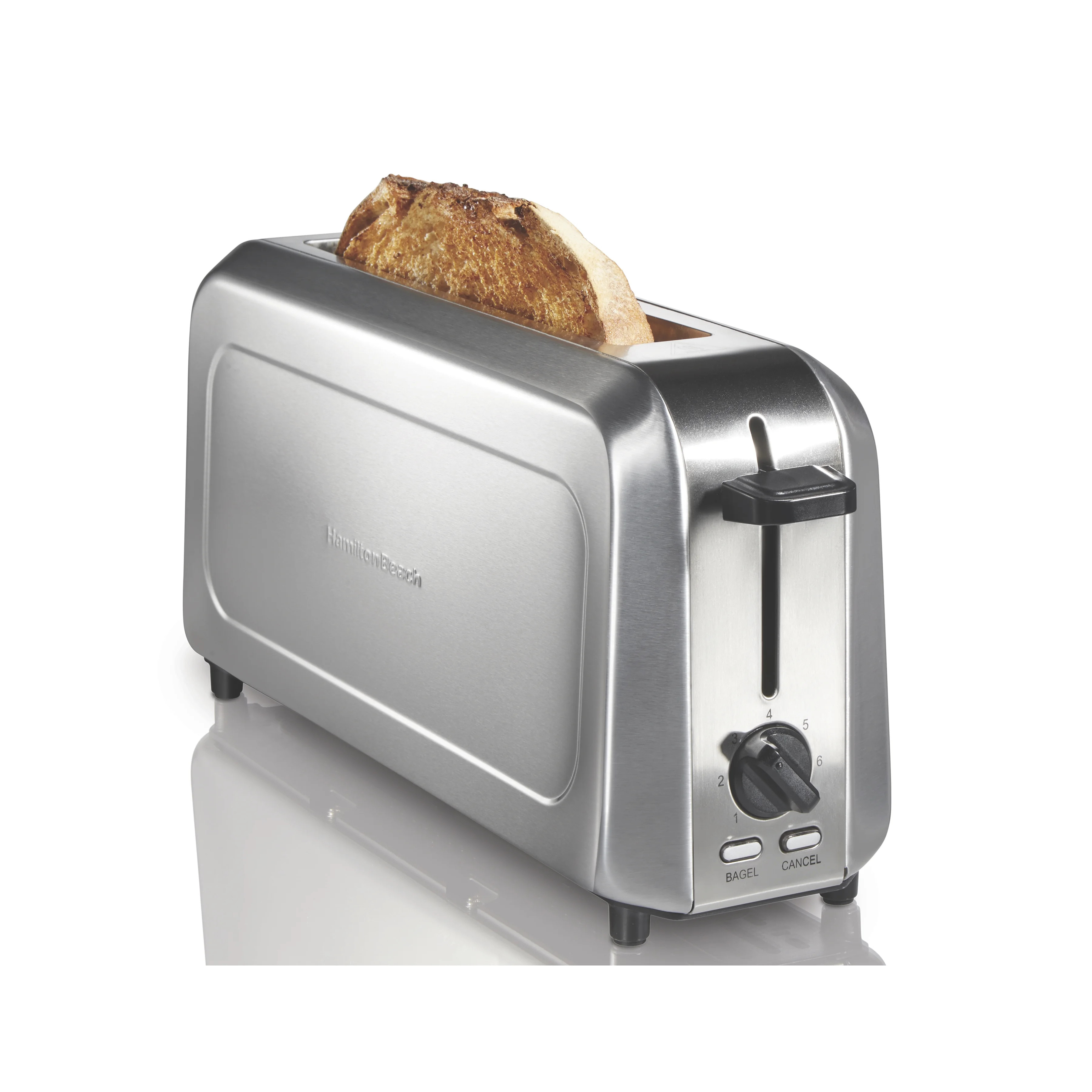 Hamilton Beach Long-Slot Toaster, 2 Slice Capacity, Slim Design, Stainless Steel, 22999 | Walmart (US)