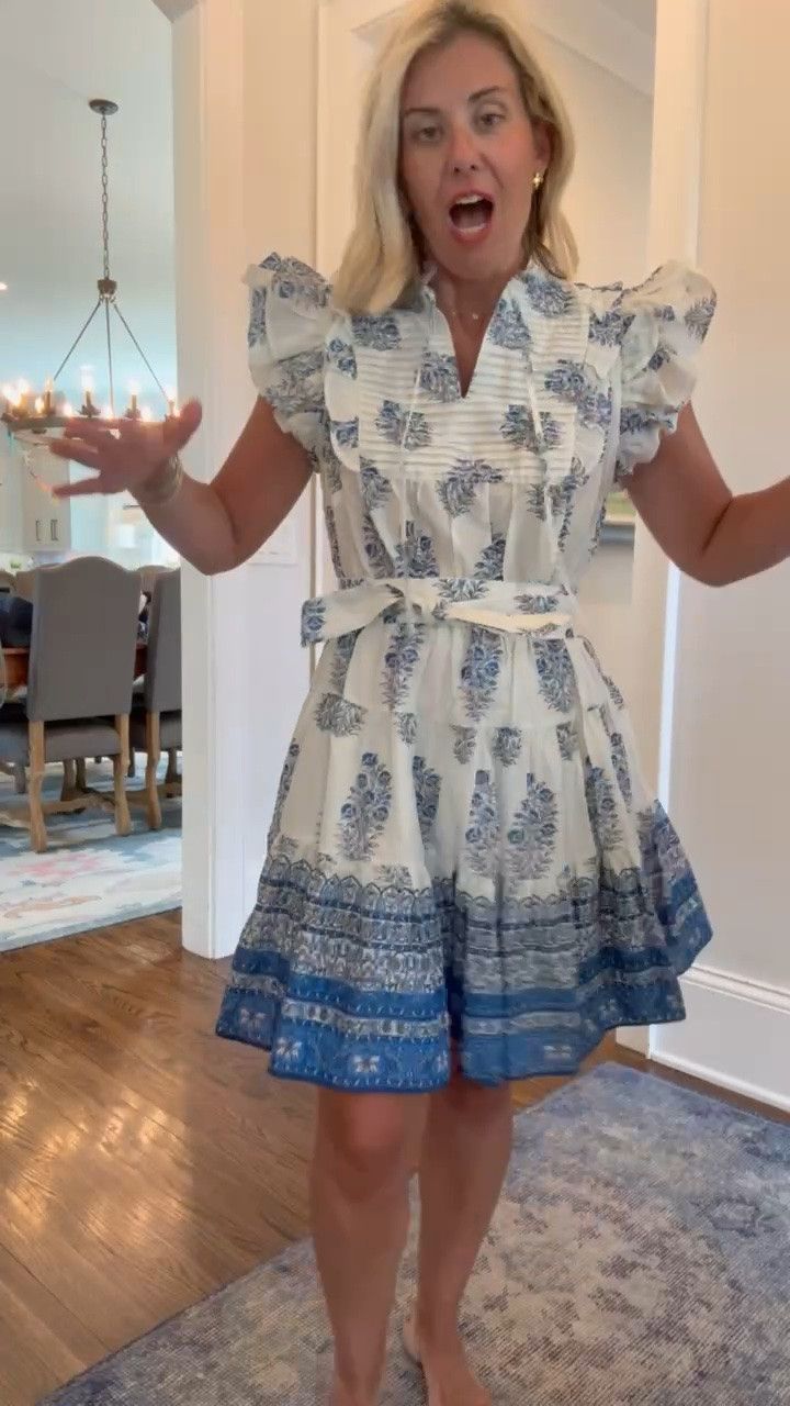 Kohl’s is absolutely killing it!! This dress is stunning….the details and print are so designer!! 
I’m in small dress & pants and xs top.
Code:
Allie + Bess - Catherine20 on my bracelets

#LTKdayinmylife #LTKmomlife #LTKOver40
