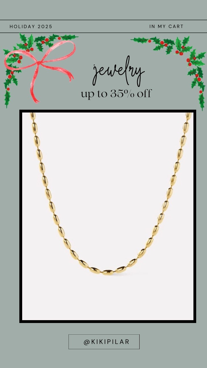 What’s on my Christmas list
Cyber Monday deal
Up to 35% off Sitewide 
Jewelry on sale
Lifetime warranty 
Tarnish proof
Hypoallergenic jewelry 
Fine jewelry 
Dainty jewelry 
Dainty necklace 
Necklace on sale
Cyber Monday jewelry sale
Gift for mom
Gift for her
Gift guide
Stocking stuffer


#LTKHoliday #LTKGiftGuide #LTKCyberWeek