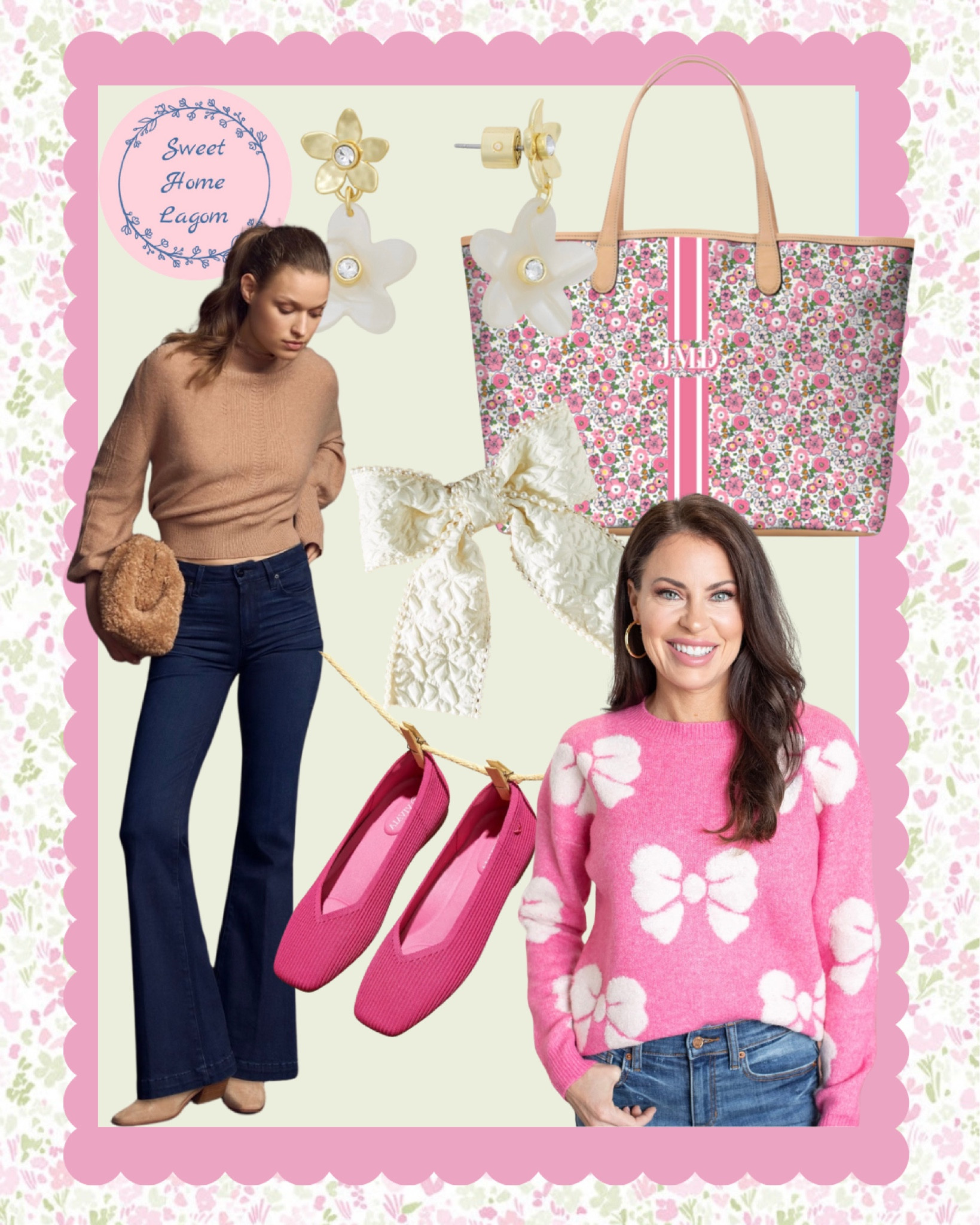 A pink bow sweater…you know I got it! It’s so soft. I have 4 personalized custom Barrington Gifts totes and I absolutely love them. 



Bows, grandmillennial, Vivaia, Barrington Gifts, flats, ballet, pink, preppy, girly fashionn

#LTKstyletip #LTKfindsunder50 #LTKfindsunder100
