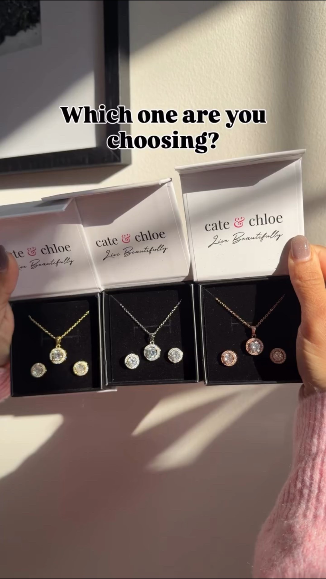 Obsessed with this diamond necklace and diamond stud earrings set ✨
The perfect everyday diamond jewelry that goes with everything—casual, dressy, or date night. These classic diamond studs are timeless, minimal, and so easy to wear, while the dainty diamond necklace adds just the right amount of sparkle without being over the top. If you love fine jewelry, minimal diamond accessories, and luxury-looking jewelry for everyday wear, this set is a must-have. Elegant, versatile, and forever pieces you’ll never take off 🤍

💎 Comment “LINK” to get the links! 
Make sure you’re following me to get the links right to your DM

@cateandchloejewelry 
#DiamondJewelry
#DiamondStudEarrings
#EverydayJewelry
#MinimalLuxury
#JewelryTok ✨