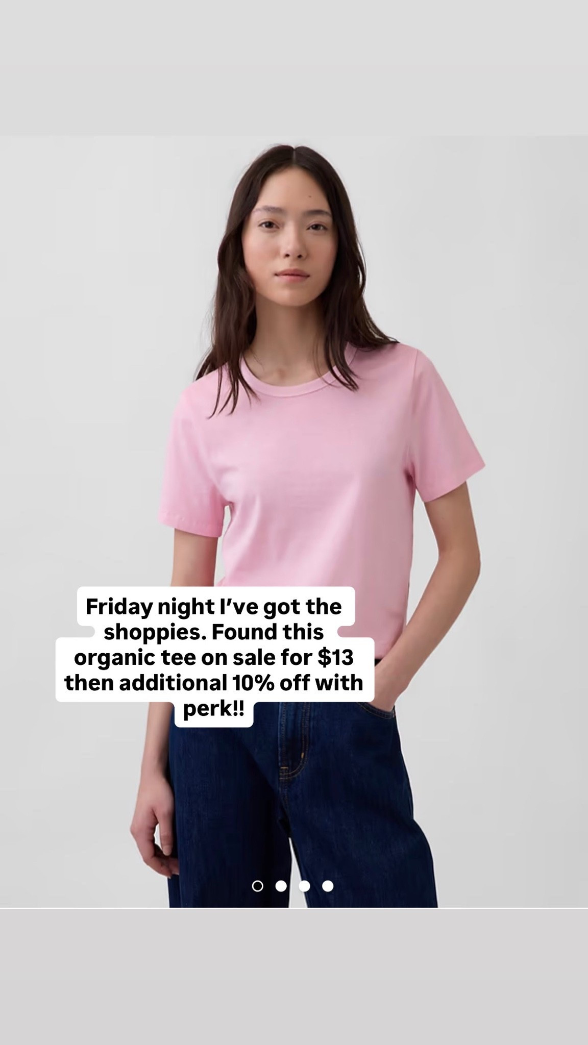 Organic cotton tee on sale.

#LTKsale #LTKcanada #LTKsummer