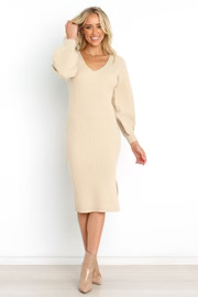 Caledonia Dress - Beige | Petal & Pup (US)
