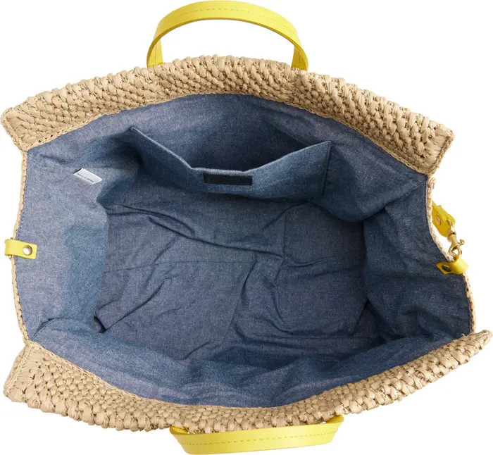 Simple Woven Raffia Tote Bag | Nordstrom