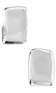 AUREUM Cait Reflective Earrings in Silver from Revolve.com | Revolve Clothing (Global)