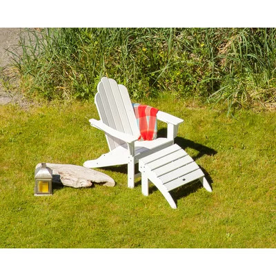 POLYWOOD Long Island Adirondack 2-Piece Set | Wayfair North America
