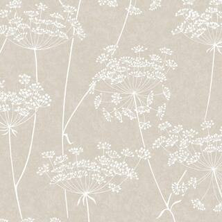 Aura Taupe Wallpaper | The Home Depot