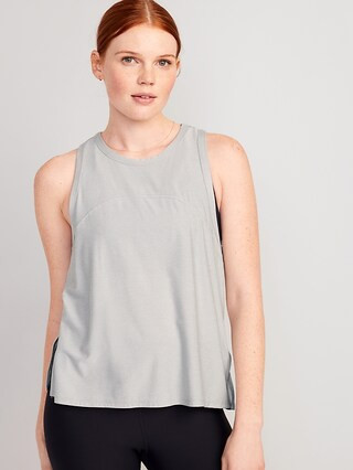 Sleeveless Cloud 94 Soft Slub-Knit T-Shirt for Women | Old Navy (US)