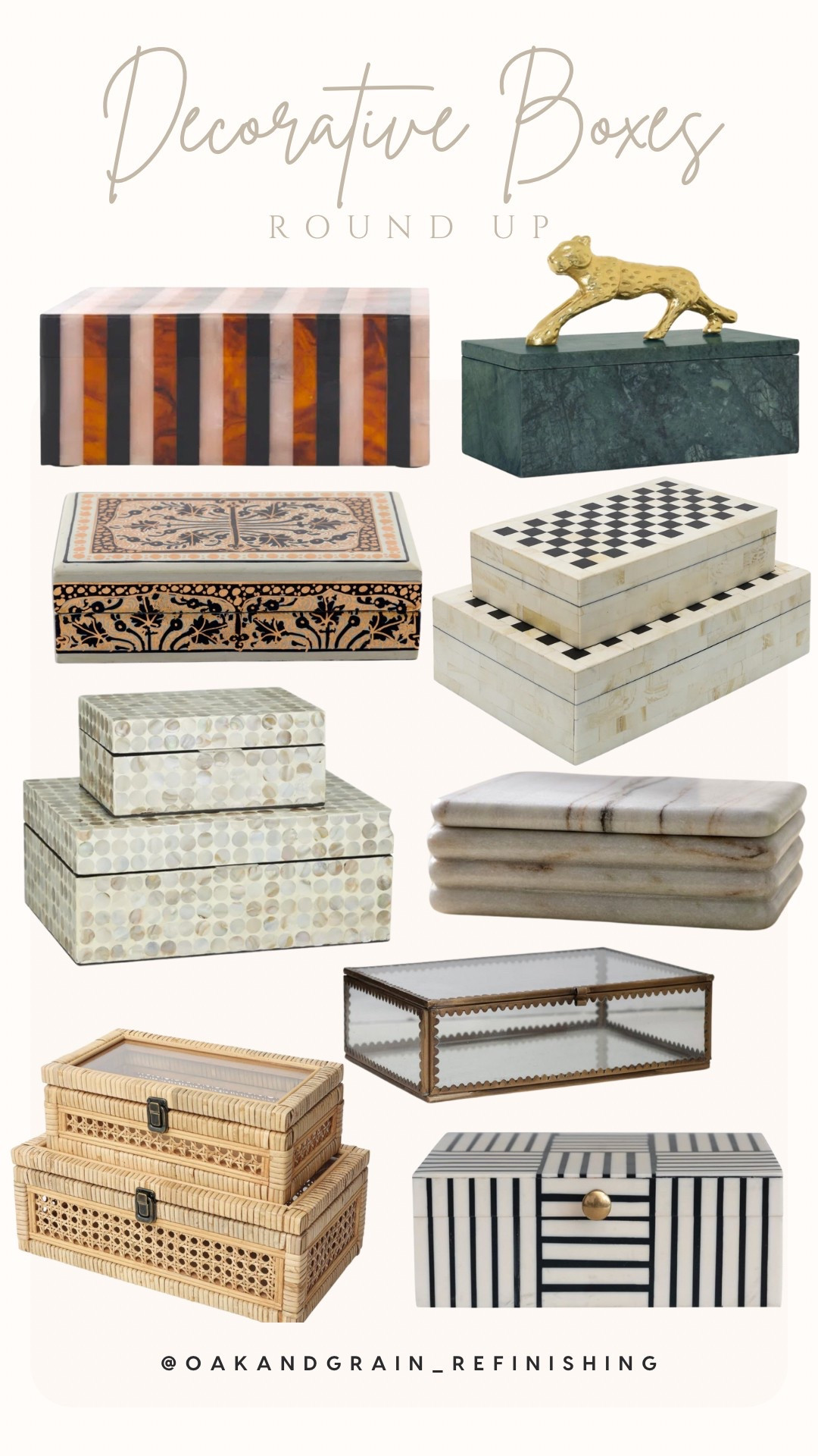 Decorative boxes / cute storage boxes / boxes to display on shelf

#LTKHome