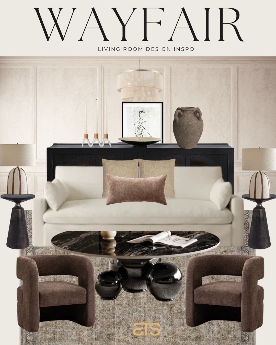 Warm tones and timeless textures 🤎
This neutral living room design from Wayfair blends modern shapes with cozy, classic details — the perfect balance of comfort and style.

#WayfairFinds #LivingRoomInspo #NeutralHomeDecor #ModernClassicDesign #HomeStylingIdeas #WayfairHome #CozyLivingRoom #InteriorDesignInspo #HomeDecorLovers #WayfairStyle



#LTKU #LTKStyleTip #LTKHome