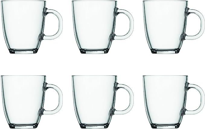 Bodum Bistro Coffee Mug, 12 Ounce (6-Pack), Clear | Amazon (US)