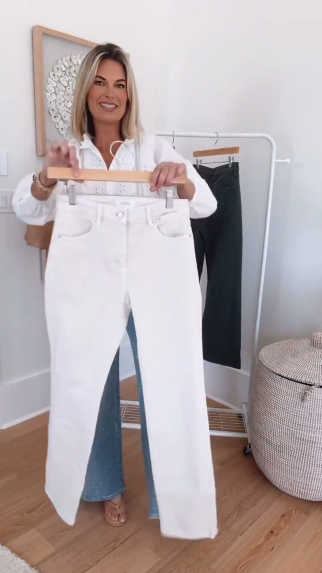 Tall girl denim jackpot 🙌🏻🙌🏻. I’m a denim gal through and through. These three pairs are so flattering and can be styled so many ways for now and into fall. Use my code PINTERESTING15 for a discount! 

#LTKOver40 #LTKTall #LTKgrwm