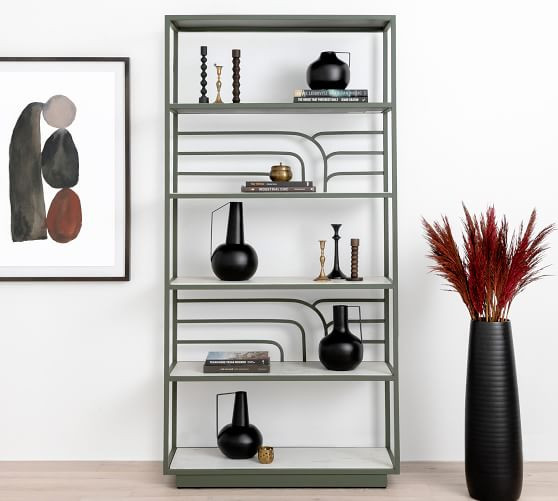 Black Iron Vases, Set of 4 | Pottery Barn (US)