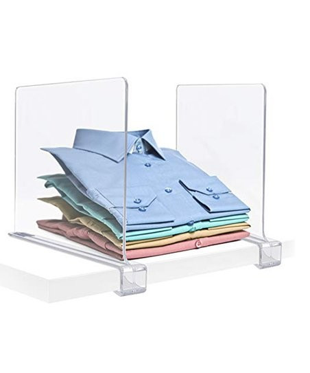 Clear Shelf Dividers - Set of Two | Zulily