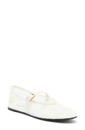 Abound Amari Mesh Ballet Flat in White Ice at Nordstrom Rack, Size 9.5 | Nordstrom Rack